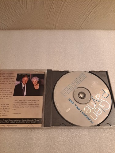 Forever I Will Sing * Glen Payne (CD, Sep-2000, Cathedral Records) Gospel. EL1 - Picture 3 of 4
