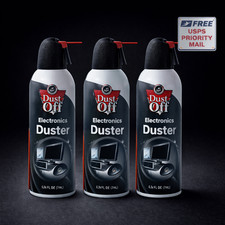 Falcon Dust-Off Electronics Compressed Gas Duster, 10oz -3 Pack