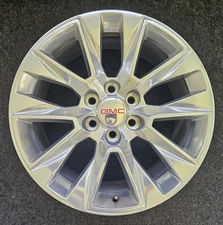 GMC Sierra 1500 Factory OEM 2019 - 2025 Wheel 20"x9" Original Polished GM Rim