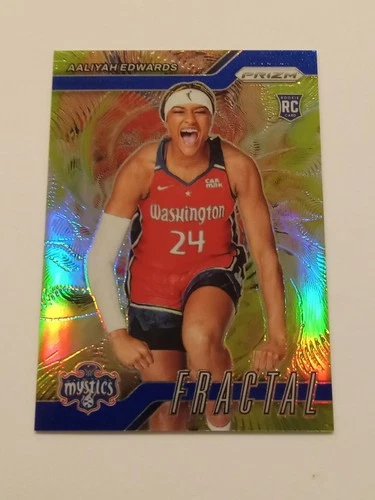 Aaliyah Edwards 2024 Panini Prizm Aaliyah Edwards #3 Blue