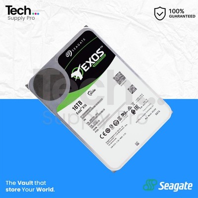 ST16000NM001G Seagate Exos X16 16TB SATA 7.2K RPM 512e 6GB/s 3.5
