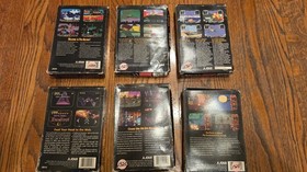 Pristine Carts - Atari Jaguar 6-Games Complete CIB Raiden/Tempest/McFur w/overla