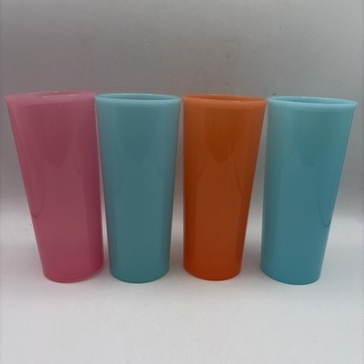 NEW Lot Of 4 Tupperware 16oz/470 ml Tumbler 5107D Food-Safe Made in USA  
