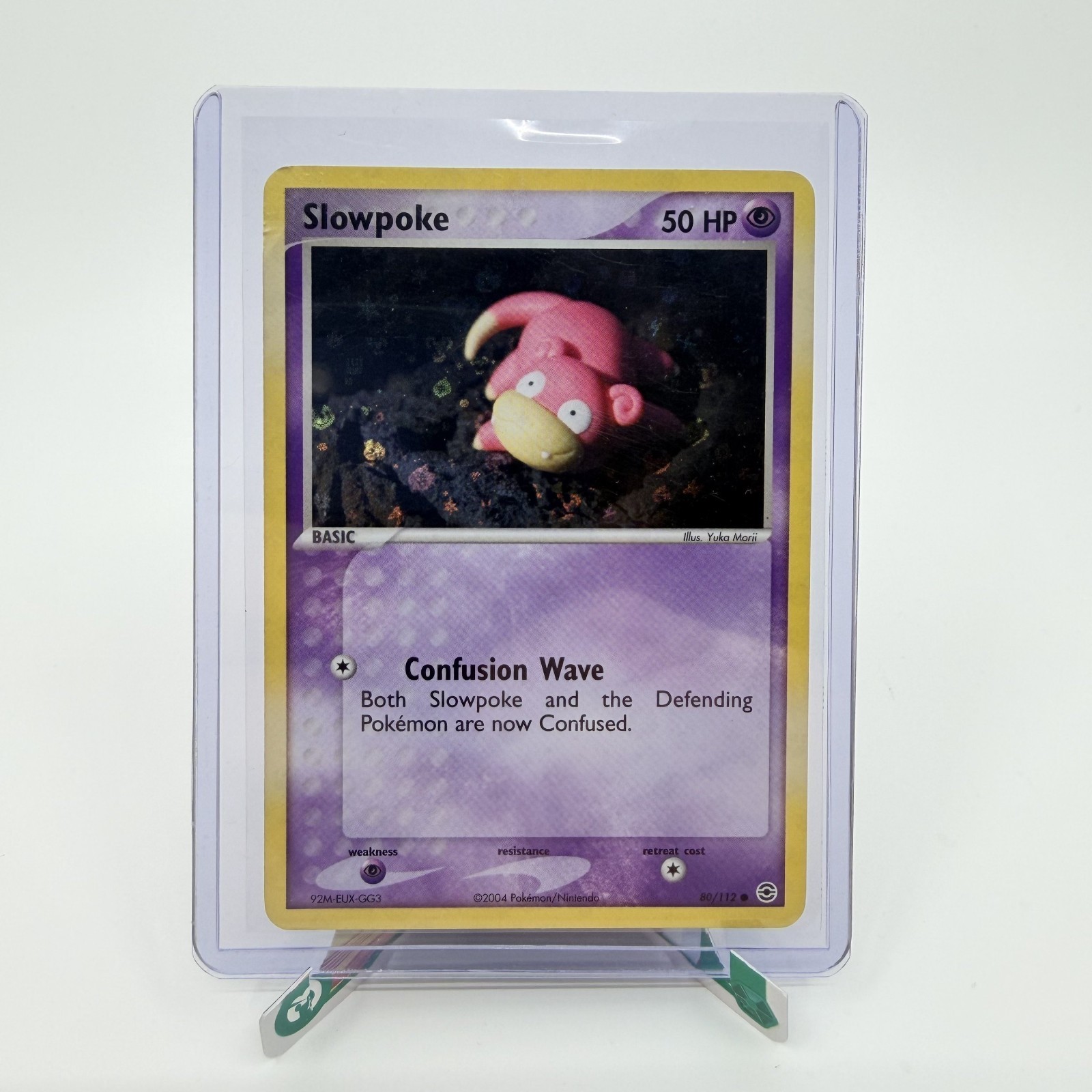 Slowpoke 80/112 Reverse Holo EX FireRed & LeafGreen Pokemon TCG NM Vintage 2004