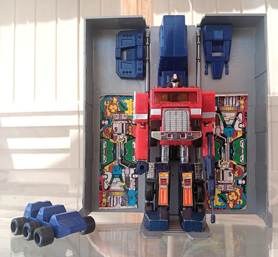 1986 Globo Italy Diaclone Battle Convoy / Transformers G1 Optimus Prime KO RARE