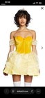 Large Belle Yellow Princess/Fairy Strapless Costume Dress Trickz N' Treatz — photo 7
