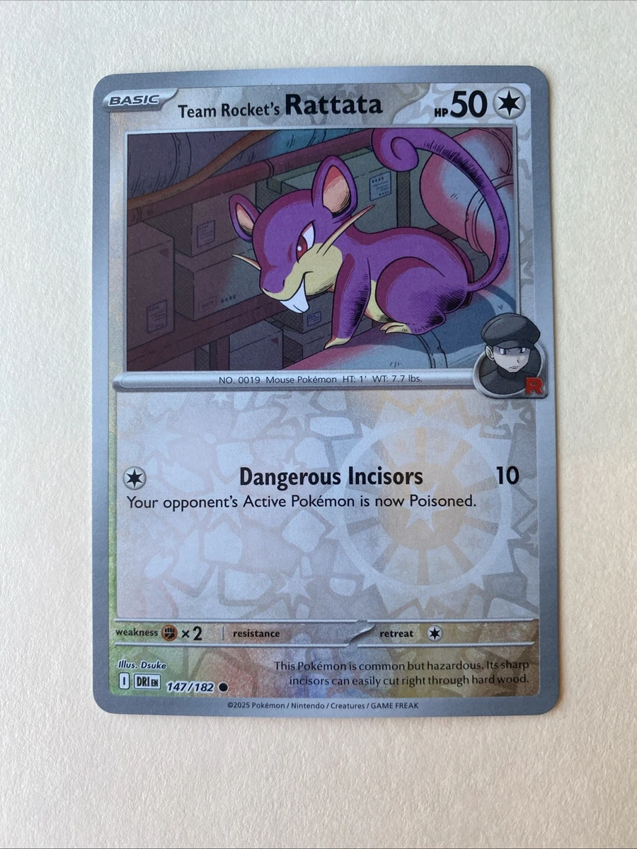 Team Rocket's Rattata Pokémon TCG Cards for sale | eBay