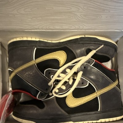 Nike Dunk High Premium SB Marshall Amps Black/Metallic Gold 313171-071 2008
