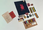 WW1 WW2 Medal Group Howard RE Atlantic Burma Pacific MID Campaign Paper Lot