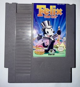 Nintendo Felix the Cat NES Game 1992 Original Cartridge w Pristine Label Tested