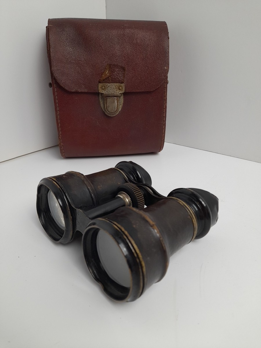 Vintage Binoculars (Unmarked) Very Good Condition, In Original