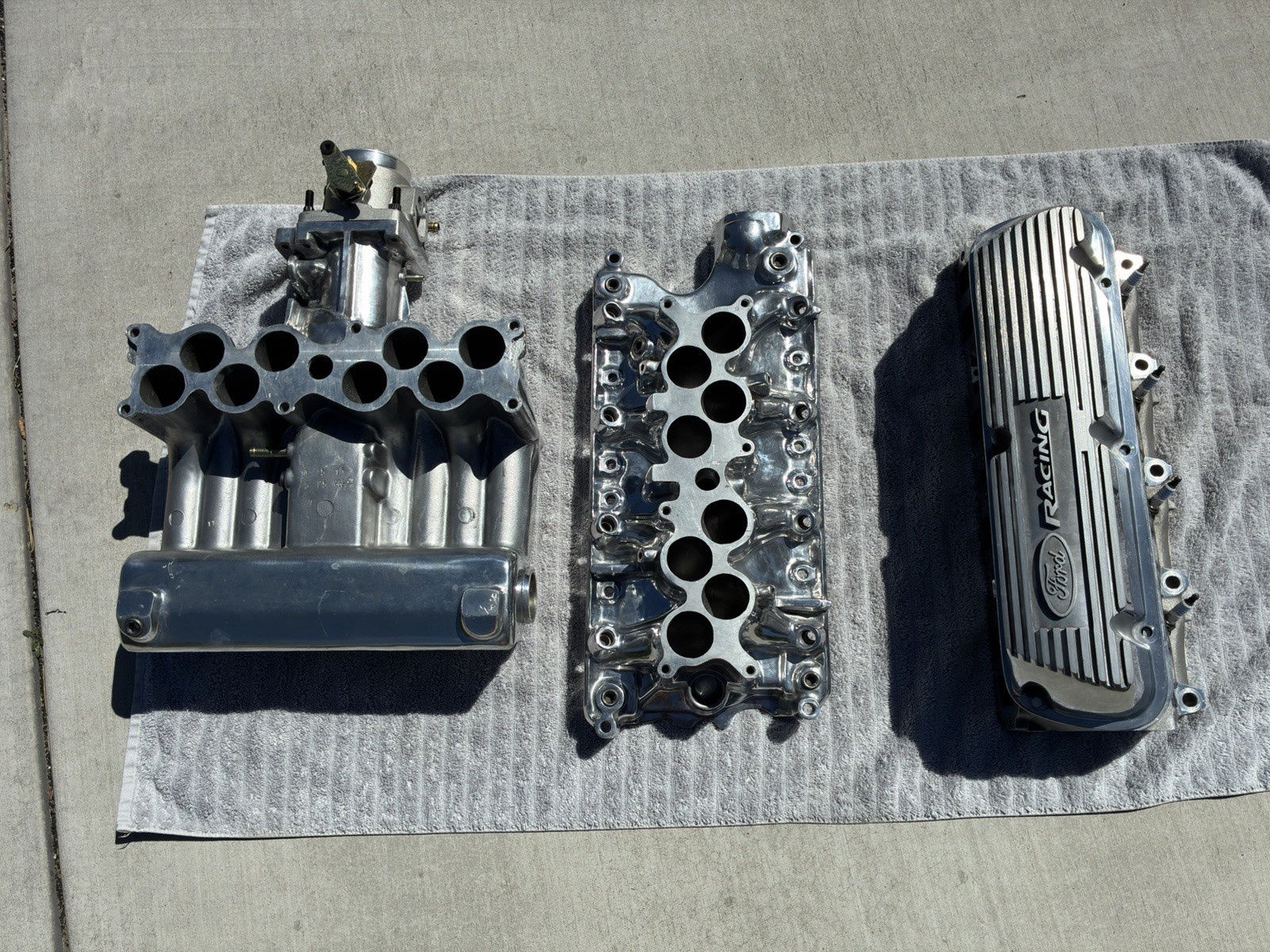 NEW Ford Mustang Foxbody Cobra 5.0L Polished Intake & Y303 SVO Aluminum Heads