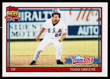 Todd Greene, 1991 Topps Traded, #50T, , RC