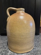 Antique 1 Gallon Tan Stoneware Jug