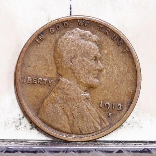 1913-S Lincoln Wheat Cent Fine (#58822-L)