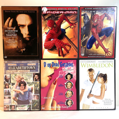 6 KIRSTEN DUNST MOVIES (DVD) Action Adventure Comedy Drama Romance