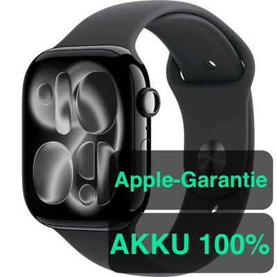 Apple Watch Series 11 42mm I WIFI+CELLULAR | jetblack | 19% I Sport M/L I NEU