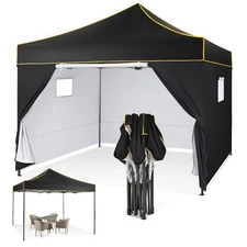Pop up Canopy 10'x10' Heavy Duty Party Tent Outdoor Waterproof UV 50+ Gazebo