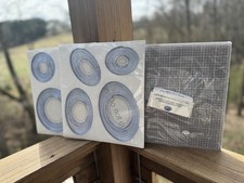 Creative Memories Custom Cutting System Lot Circle Oval Templates Mat Blades