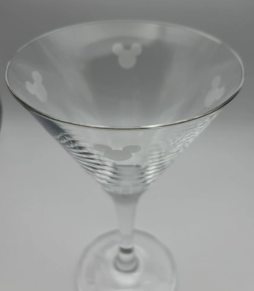 Vaso Martini Schott Zwiesel Disney World Mickey Mouse icono transparente cristal Foto 2 de 4