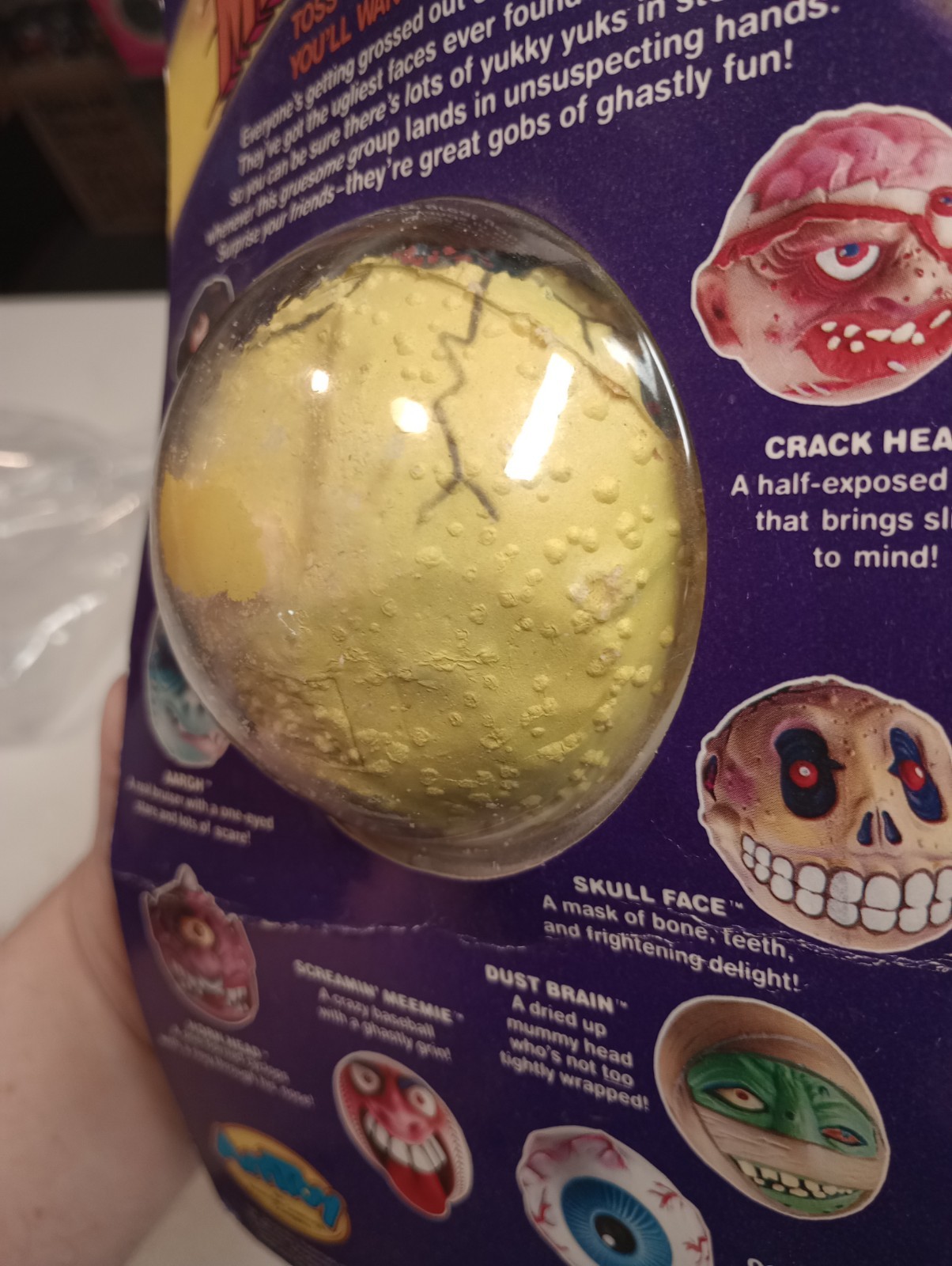 SKULL FACE Madballs Series 1 AmToy 1985 Complete Vintage