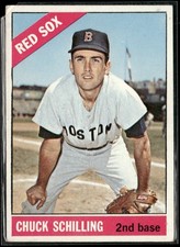 1966 Topps Chuck Schilling Boston Red Sox #6