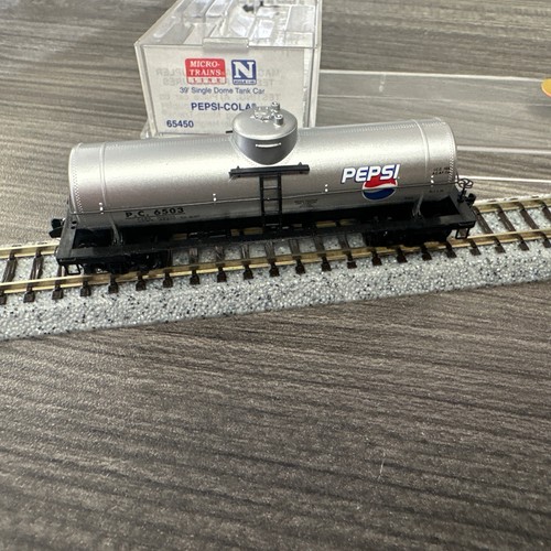 Coche cisterna Micro-Trains escala N #65450 39’ cúpula única Pepsi-Cola nuevo en caja | Zustand: New