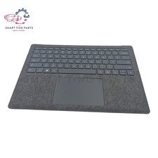 Palmrest For Microsoft Surface 3 4 1867 1868 1950 Keyboard Backlit Gray 13.5" US