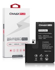 QMAX Plus Replacement Battery for iPhone 14 Pro Max 4323 mAh 