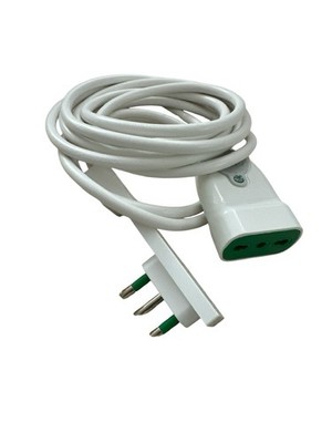 Vimar 0P32387B Verlängerungskabel 3G1 5M Weiß