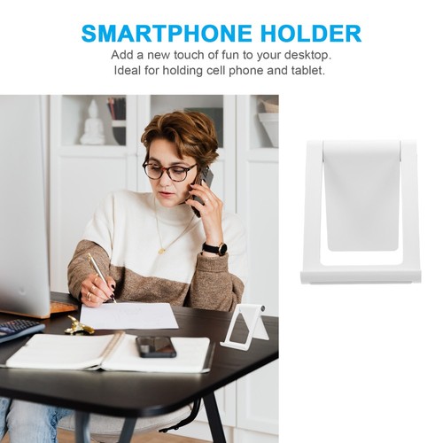 1pc Creative Foldable Desktop Phone Tablet Storage Rack Storage Stand for Home - 第 9/12 張圖片