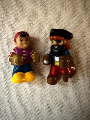 Little Tikes Anchors Away Play N Scoot Pirate Ship 2 Figures Captain Boy
