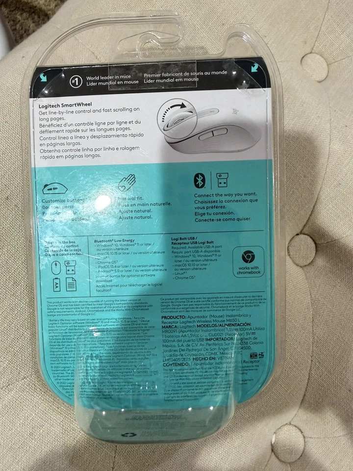 NEW LOGITECH SIGNATURE M650 L WIRELESS MOUSE 910-006231 GRAPHITE FOR LARGE HANDS - Image 2 of 2