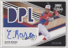 2020 Elite Extra Edition DPL Material Signatures Black /149 Elvis Rojas Auto fr6