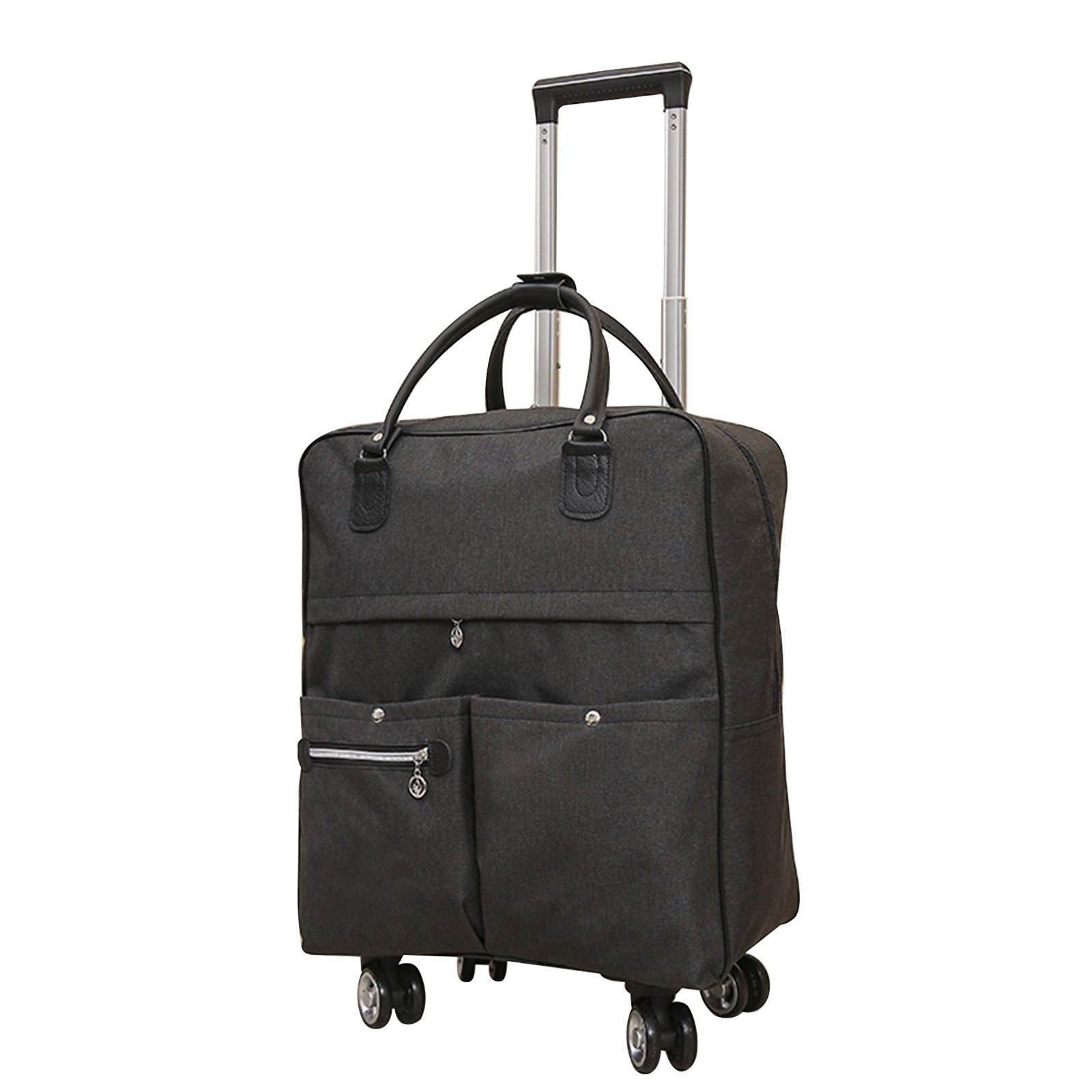16/18&rdquo;Rolling Travel Bag 4-Wheel Spinner Underseat Carry-O
