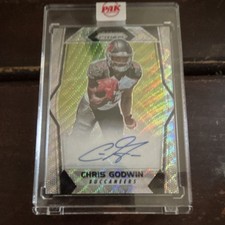 Panini 2017 Prizm Chris Godwin Rookie Autograph Blue Wave /149 Buccaneers #RA-CG