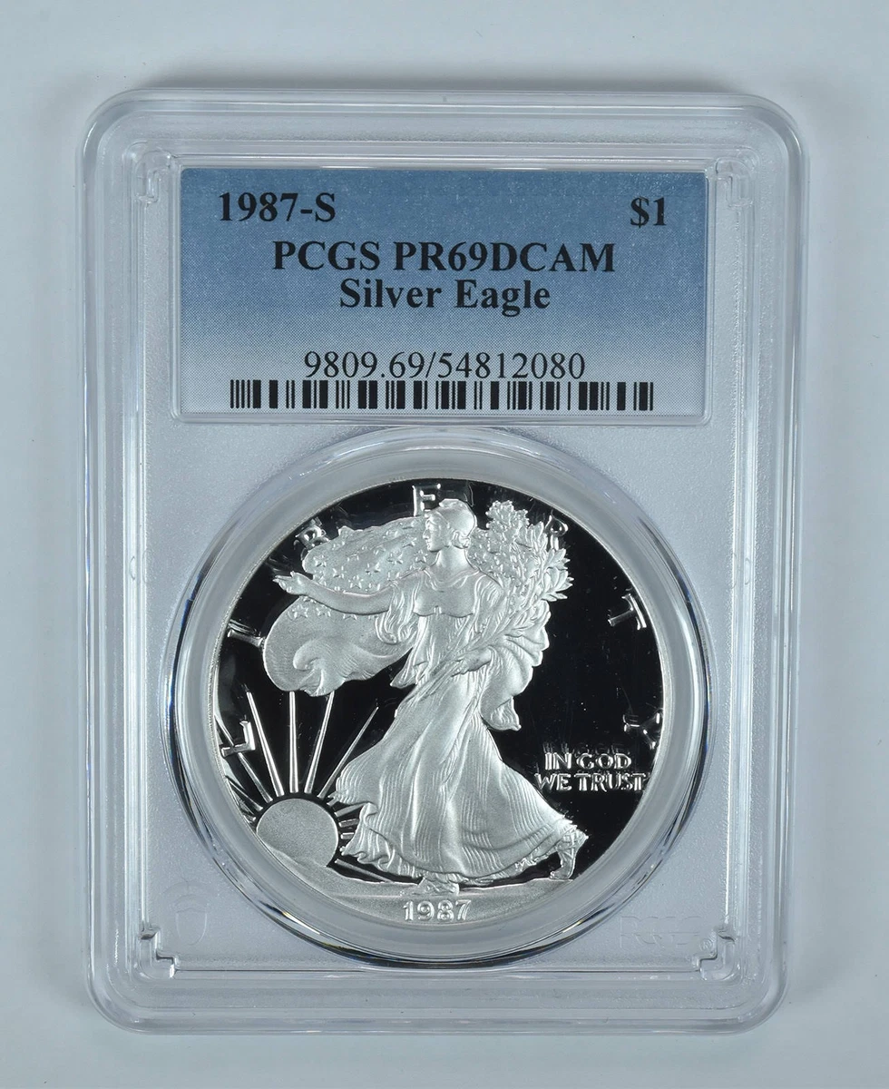 American Eagle PCGS 1987 Silver Bullion Coins for sale | eBay