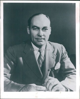 1967 George Gallup Pioneer Survey Poll Method Vintage 8X10 Historic Press Photo