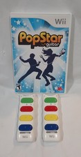 Popstar Guitar Nintendo Wii Complete With Controller Attachments 