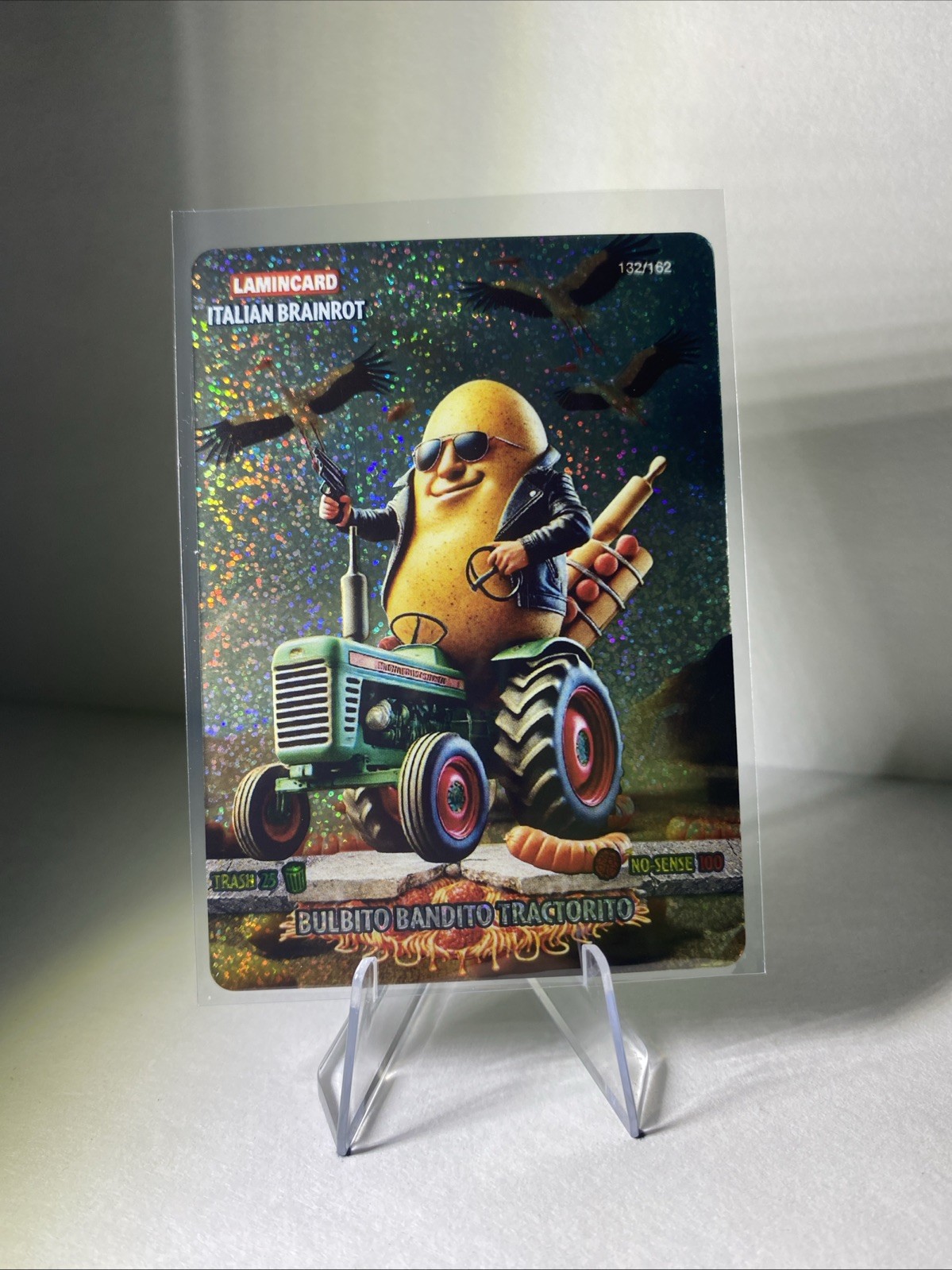 2025 Lamincard Italian Brainrot  1st Edition Bulbito Bandito Tractorito RARE