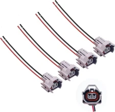 Fuel Injector Connector Electrical Pigtail Plug Quick Disconnect Pigtails 4P