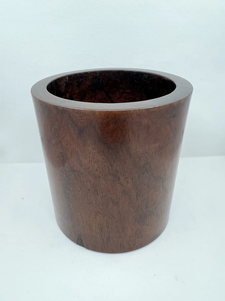 Старинный китайский Huanghuali палисандр битонг щетка горшок и щетка - Изображение 3 из 4