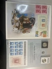 Nice Collection Of Benjamin Franklin Coins And Stand With A Ms 64 1954 Half