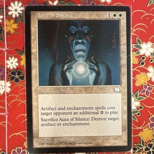 Magic The Gathering - Aura Of Silence (Aura Di Silenzio) - Carta Singola Set Weatherlight (WTH) - Rara Non Comune