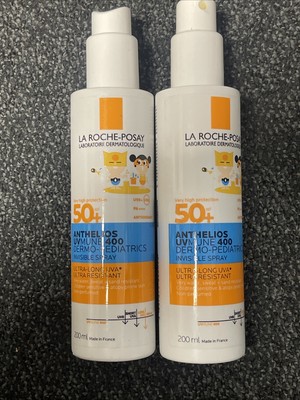 2x La Roche Posay Anthelios Dermo-Pediatrics, Kinder Invisible Spray LSF 50+ 200ml 