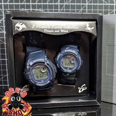 Casio G-Shock Lovers Collection DWX-199 Blau Vintage Paar Set Baby-G LOV99A-2