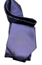 Mens BAULMER All Silk Purple Mix Patterned Smart Event Tie 3.5" Wide 55" Long