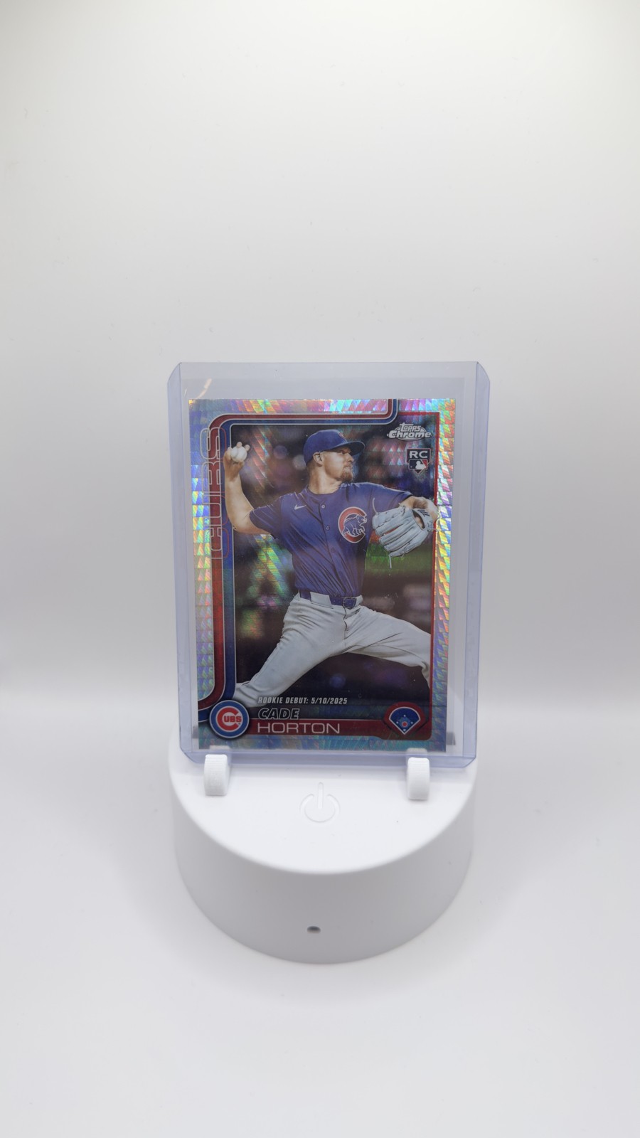 2025 Topps Chrome Update Series - Cade Horton #USC63 Prism Refractor (RC)