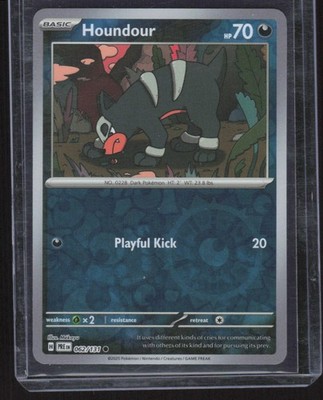 2025 Scarlet & Violet Series - Prismatic Evolutions Houndour Common #62