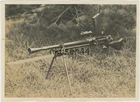 Original Japanese Army Photo Nambu Type 99 LMG w/ Bayonet 1940's S44